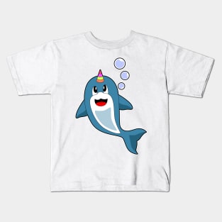 Dolphin Unicorn Kids T-Shirt